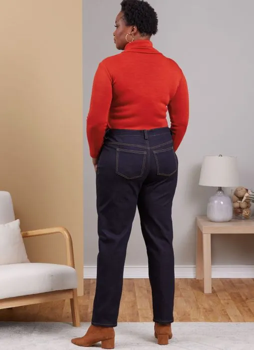 B6912 Butterick Schnittmuster Designer Jeans