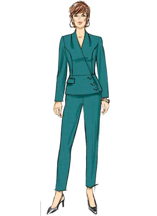 B6915 Butterick Schnittmuster Hosenanzug