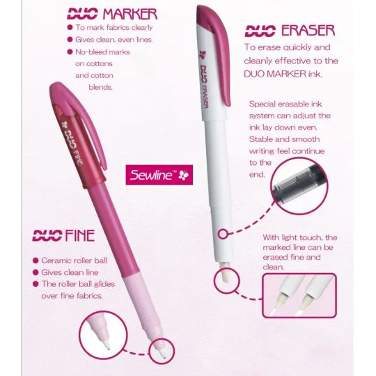 Sewline DUO Marker Set fein