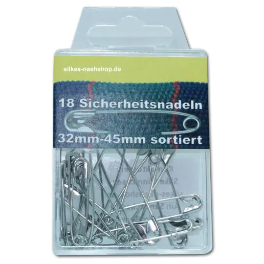 Sicherheitsnadeln Sortiment 32-45mm
