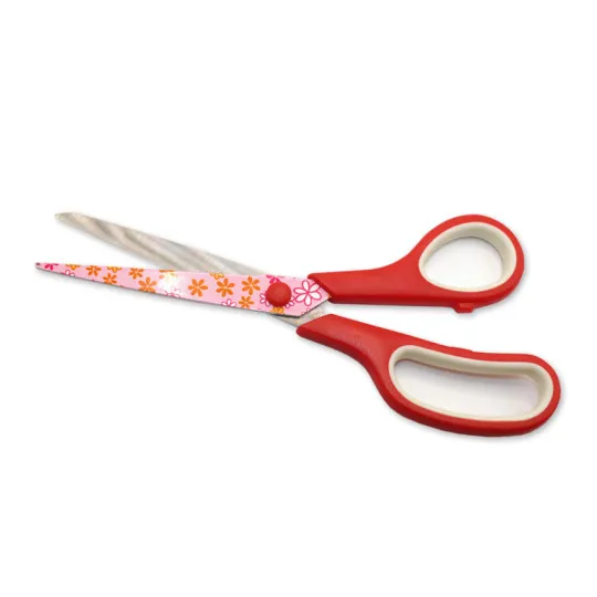 Soft-Grip Schere Blümchen 21cm