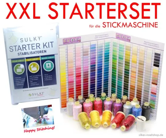XXL Starterset für die Stickmaschine