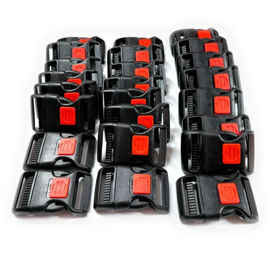 24x Steckschließe Lock mit Schrägstellung 40mm