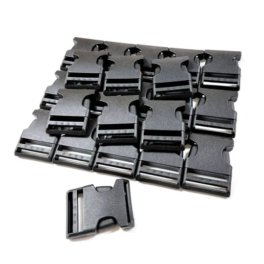 22x Steckschließe 40mm schwarz