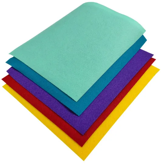 Stickfilz TEST-SET 20x20cm 5er-Pack