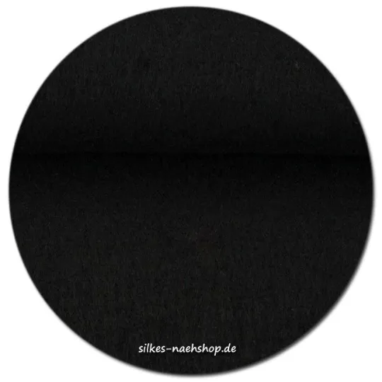 Rest: Stickfilz 3mm schwarz 35cmx100cm