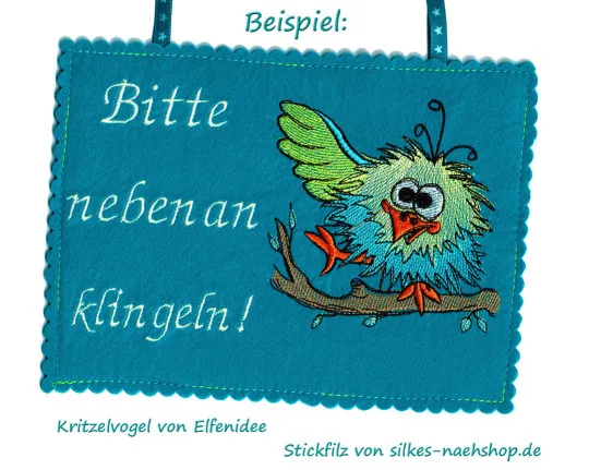 Stickfilz TEST-SET 20x20cm 5er-Pack