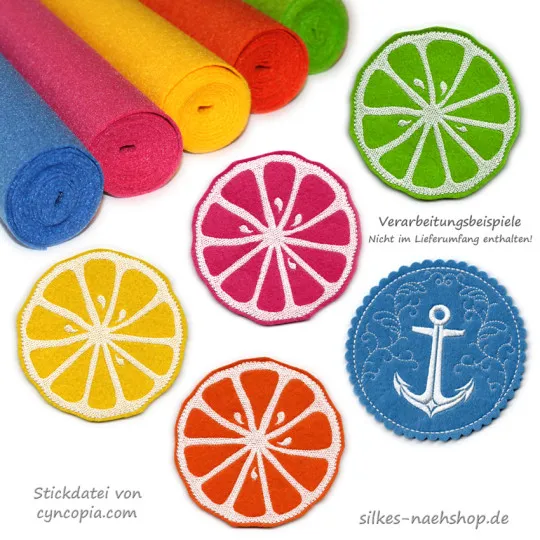 Stickfilz-Set SUMMER