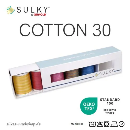 Sulky Cotton 30 BESTSELLER-SET 5 x 450m