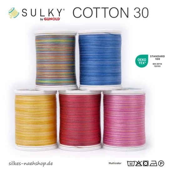 Sulky Cotton 30 BESTSELLER-SET 5 x 450m