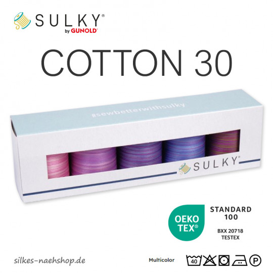 Sulky Cotton 30 UNICORN Set 5 x 450m