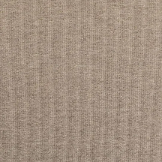 50cm Sweatshirtstoff Eike angeraut beige-meliert