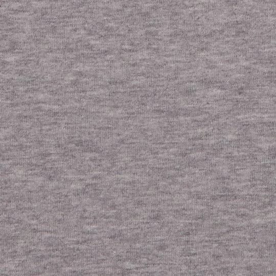 50cm Sweatshirtstoff Eike angeraut hellgrau-meliert