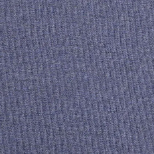 50cm Sweatshirtstoff Eike angeraut blau meliert