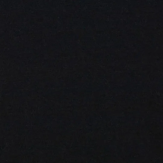 50cm Sweatshirt-Stoff Eike angeraut schwarz