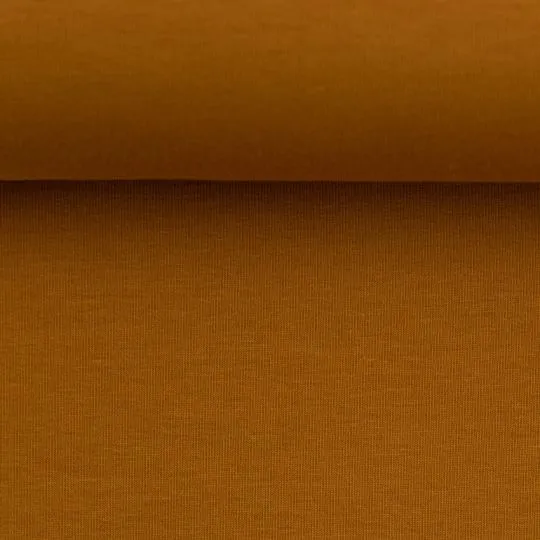 50cm Sweatshirtstoff Eike angeraut ocker