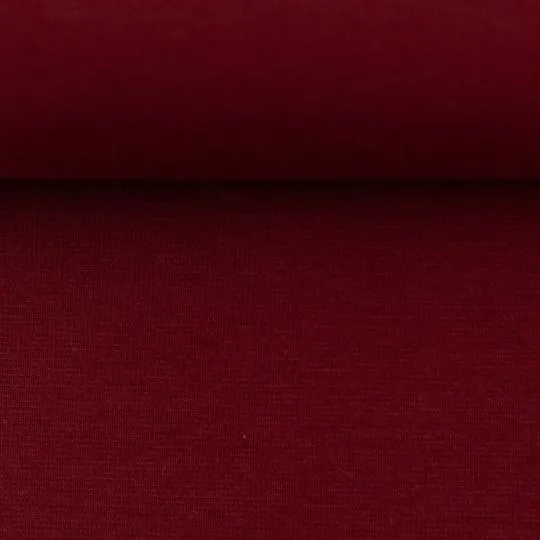 50cm Sweatshirtstoff Eike angeraut burgundy