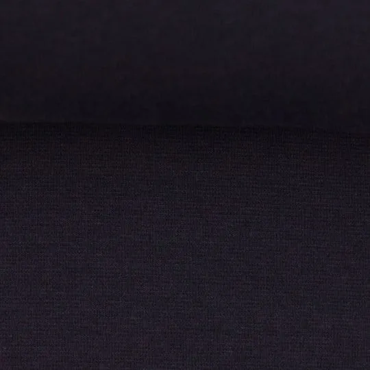 50cm Sweatshirtstoff Eike angeraut dunkelblau