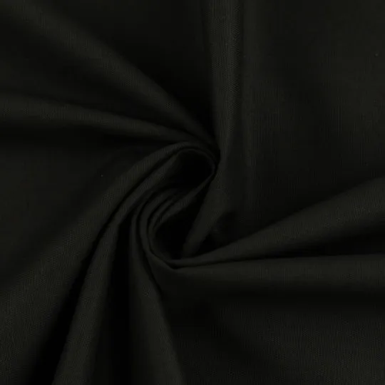 50cm Swafing Heide Baumwollstoff uni schwarz