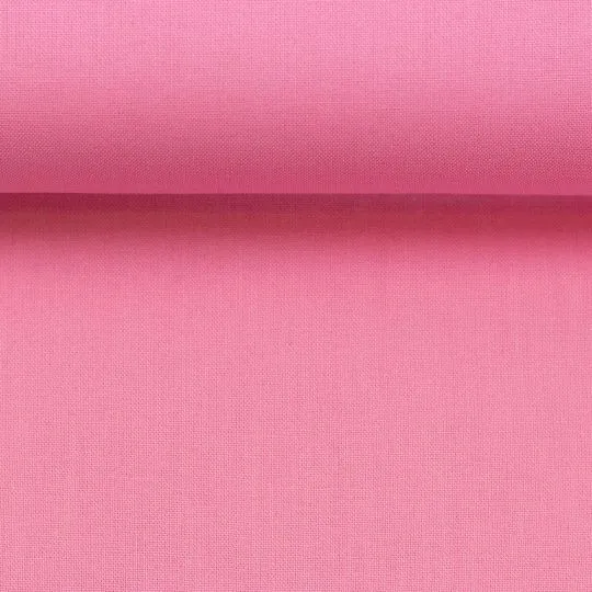 50cm Swafing Heide Baumwollstoff uni rosa