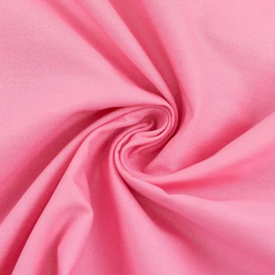 50cm Baumwollstoff uni rosa