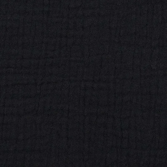 50cm Swafing Jenke Musselin Double Gauze schwarz