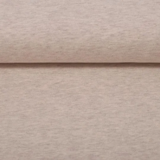 50cm Swafing Jerseystoff Vanessa ecru-meliert