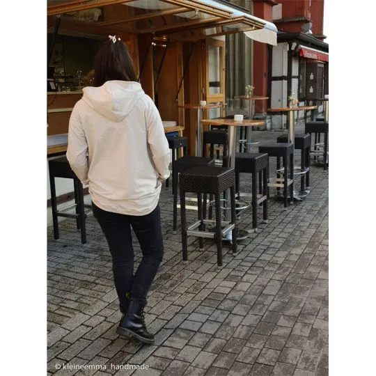 50cm Swafing Jerseystoff Vanessa ecru-meliert