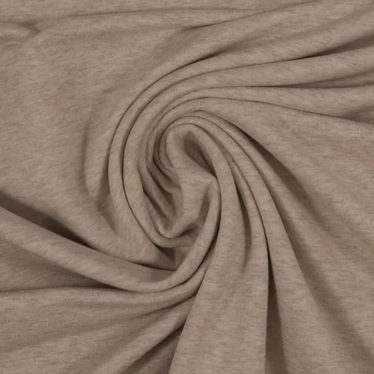 Rest: 1,70m Swafing Jerseystoff Vanessa beige-meliert