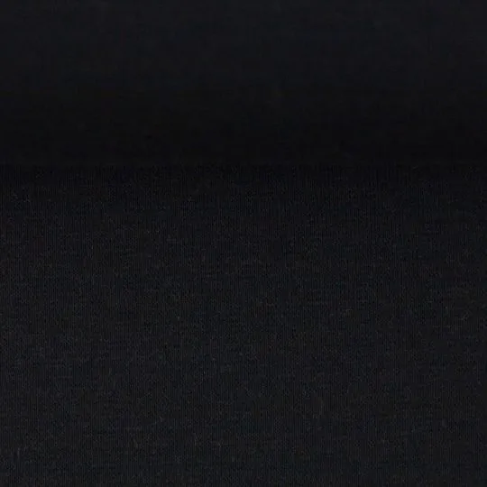 50cm Swafing Jerseystoff Vanessa schwarz