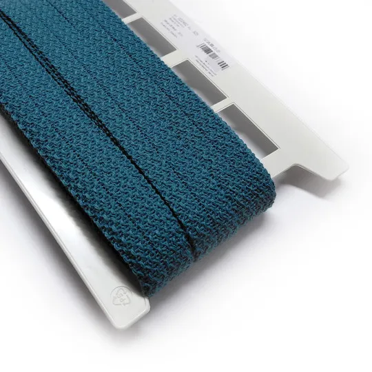 18m Knicktresse mit Wolle petrol