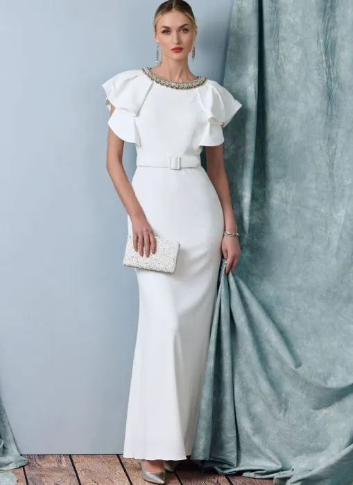 V1919 VOGUE Schnittmuster Designer-Abendkleid