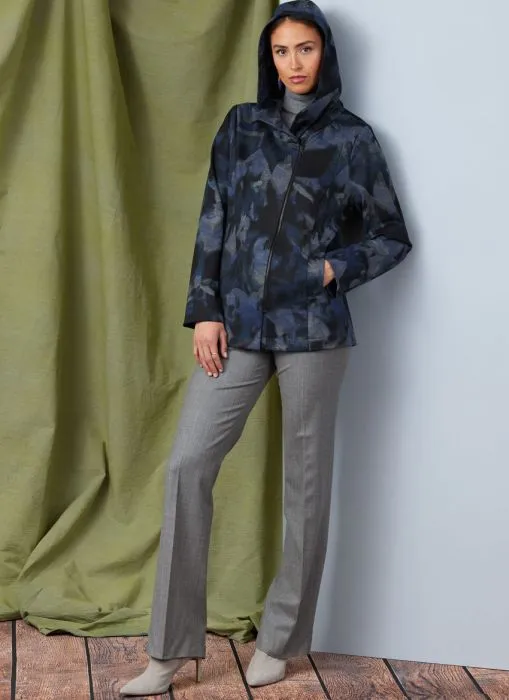 V1925 VOGUE Designer Schnittmuster Jacke im Bikerstil