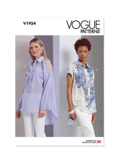 V1954 VOGUE Schnittmuster Bluse