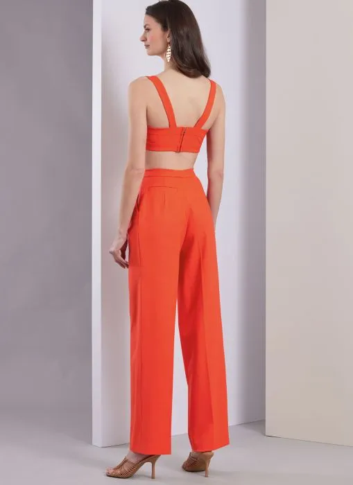 V1961 VOGUE Schnittmuster Bustier Rock Hose