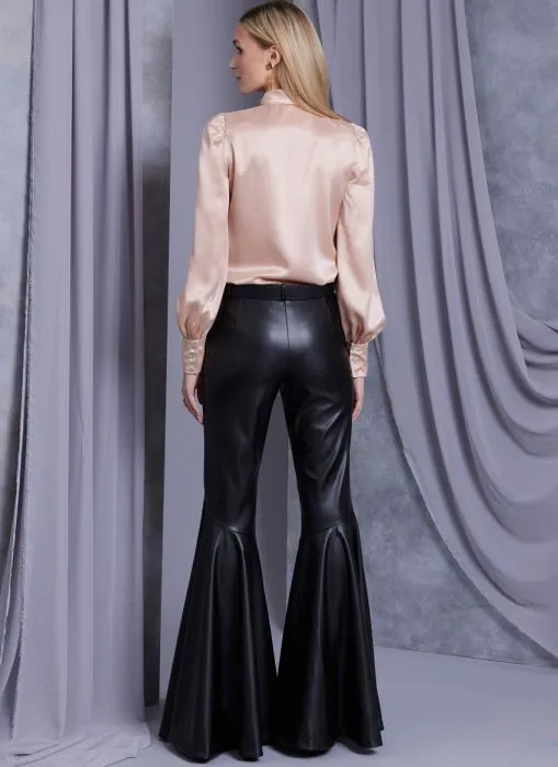 V1974 VOGUE Schnittmuster Schlaghose im 70er Jahre-Stil