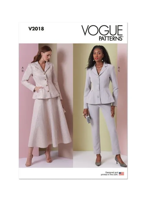 V2018 VOGUE Schnittmuster Kombination