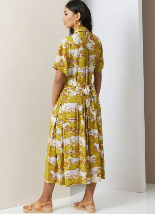 V2024 VOGUE Schnittmuster Designerkleid