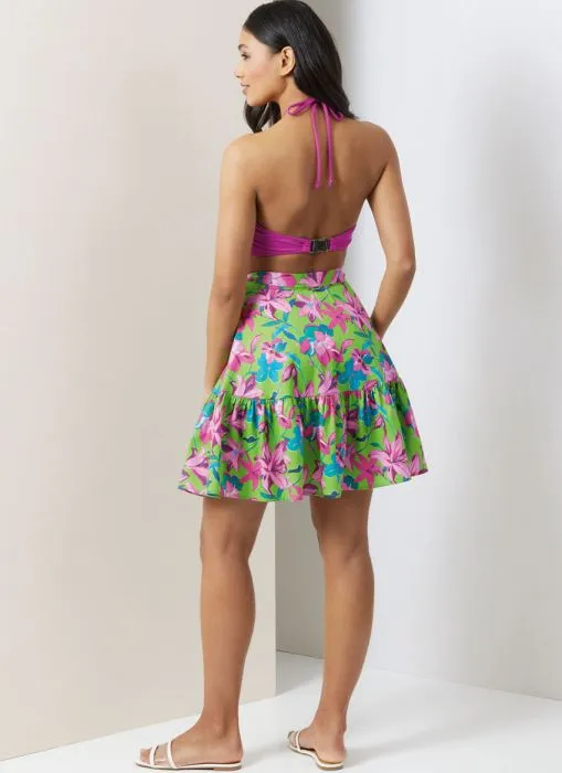 V2038 VOGUE Schnittmuster Bikini Wickelrock EASY!