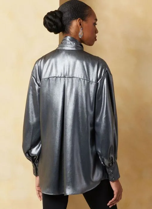 V2068 VOGUE Schnittmuster Bluse im Dichterstil