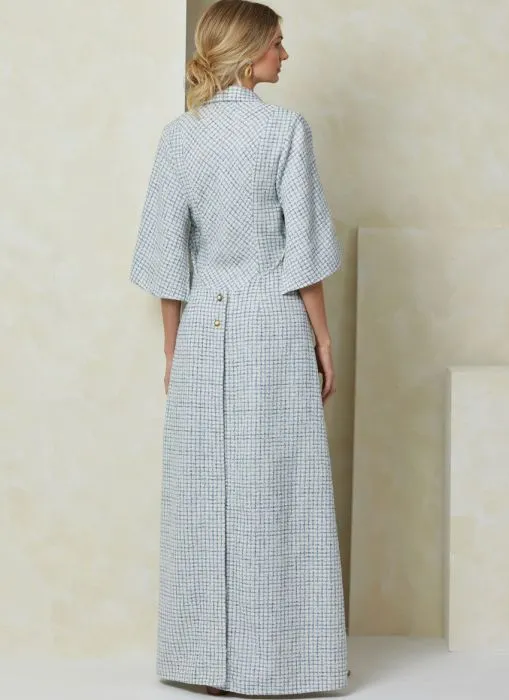 V2083 VOGUE Schnittmuster Kleid Maxikleid