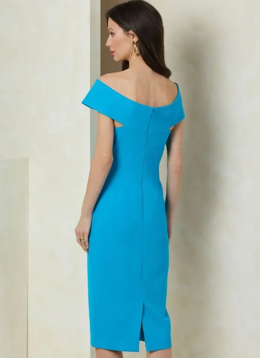 V2086 VOGUE Schnittmuster Designer Kleid