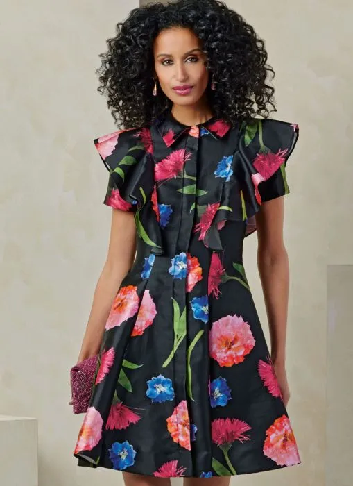 V2087 VOGUE Schnittmuster Abendkleid Cocktailkleid