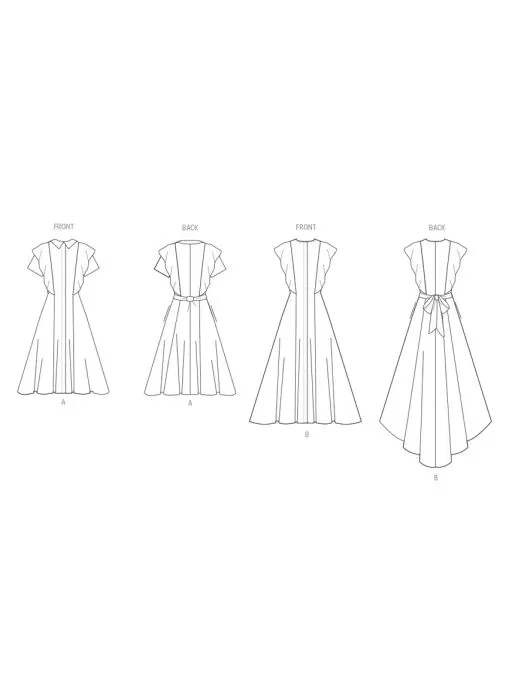 V2087 VOGUE Schnittmuster Abendkleid Cocktailkleid