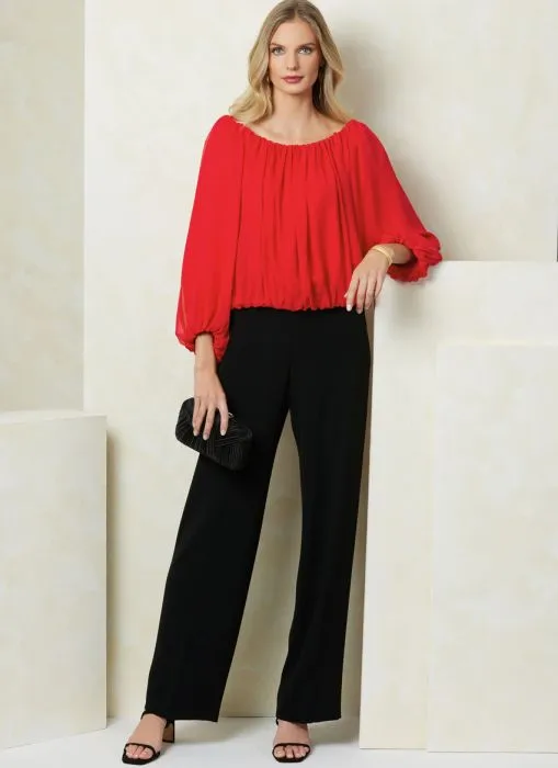 V2091 VOGUE Schnittmuster Bubble Top