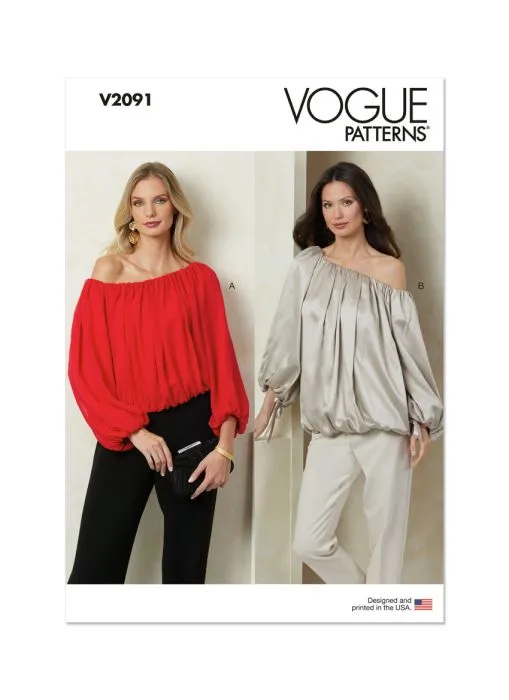 V2091 VOGUE Schnittmuster Bubble Top