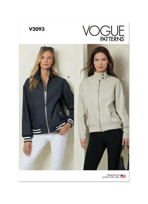 V2093 VOGUE Schnittmuster Jacke Blouson