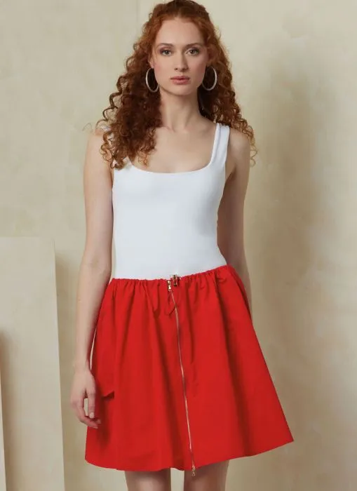 V2095 VOGUE Schnittmuster Rock XS-XL