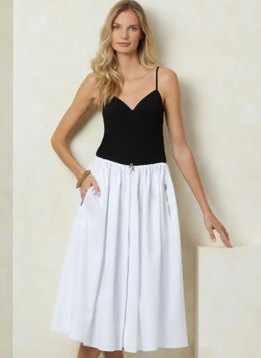 V2095 VOGUE Schnittmuster Rock XS-XL