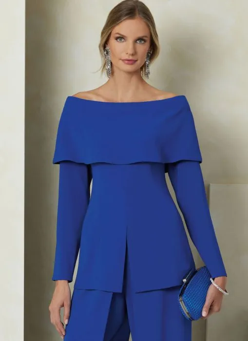 V2098 VOGUE Schnittmuster Designer-Hosenanzug